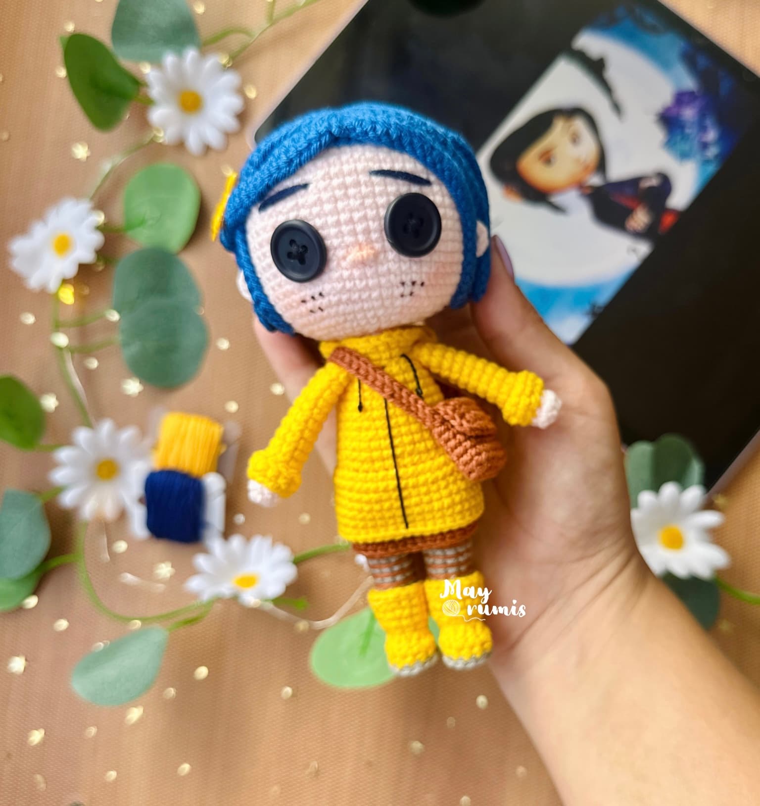 Coraline ojos de boton